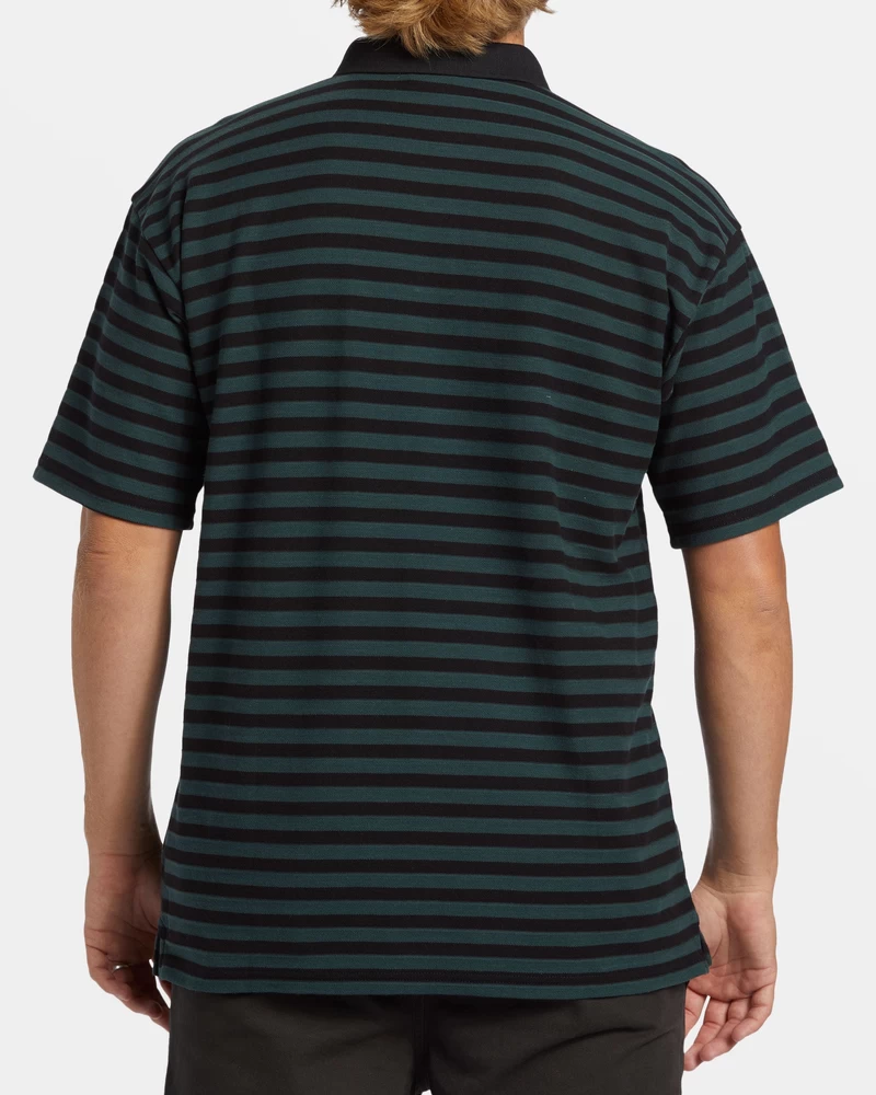 Billabong Neutron Short Sleeve Polo Shirt - Black