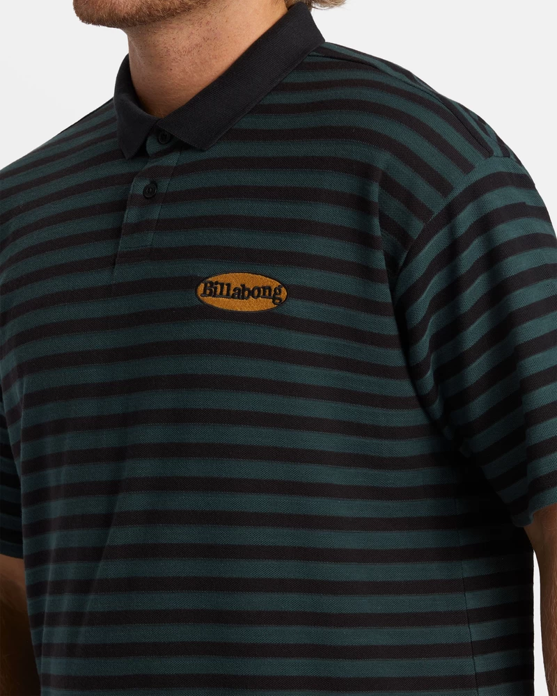 Billabong Neutron Short Sleeve Polo Shirt - Black