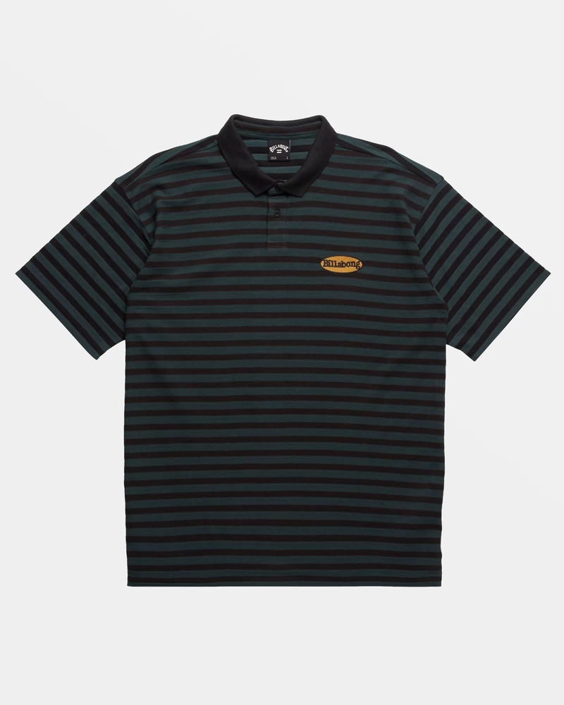 Billabong Neutron Short Sleeve Polo Shirt - Black