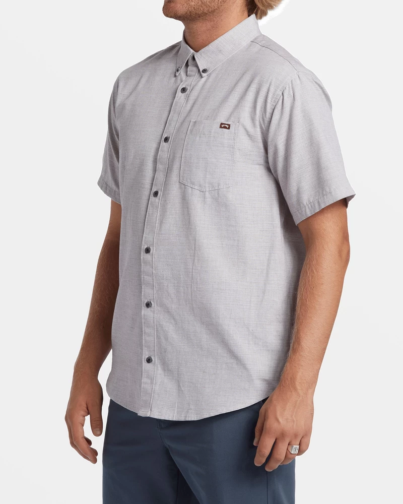 Billabong All Day Short Sleeve Shirt - Port Heather