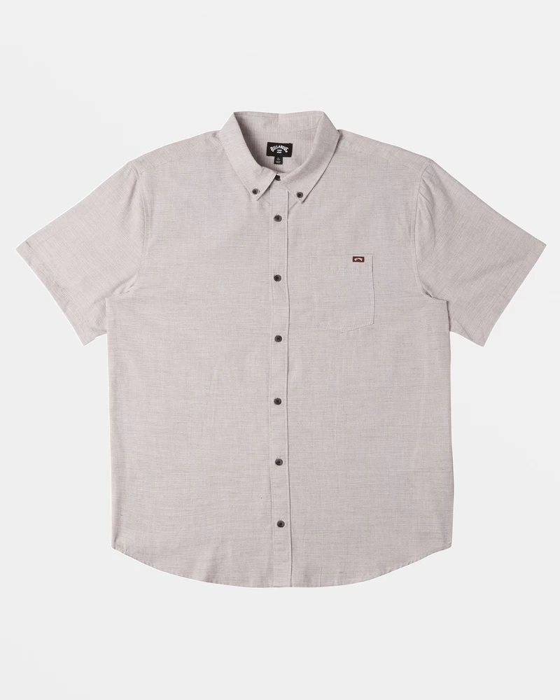Billabong All Day Short Sleeve Shirt - Port Heather