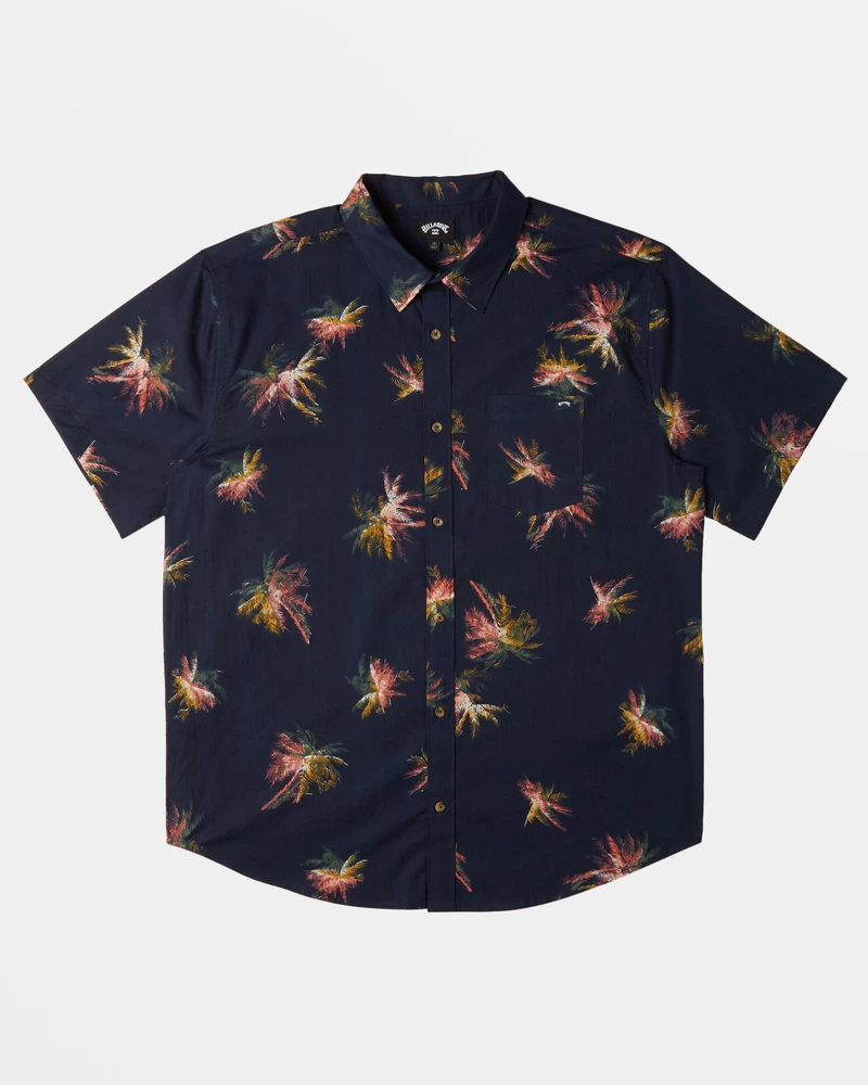 Billabong Sundays Mini Short Sleeve Shirt - Dusty Navy