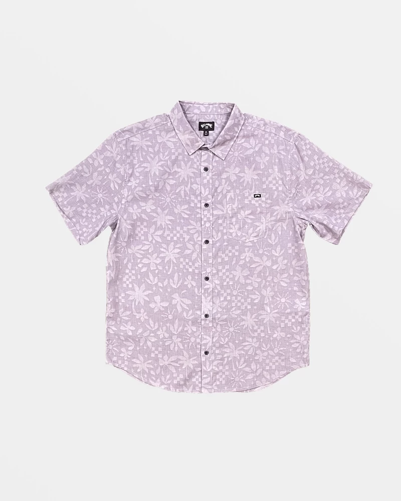 Billabong Sundays Short Sleeve Shirt - Deep Purple