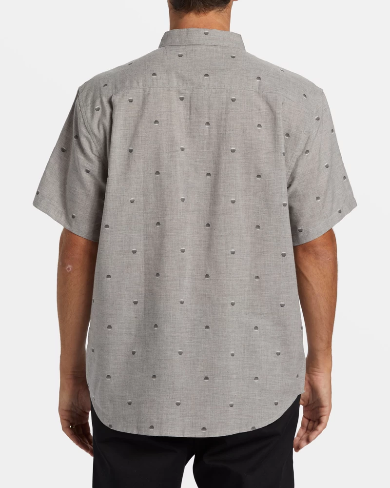 Billabong All Day Jacquard Short Sleeve Shirt - Alloy