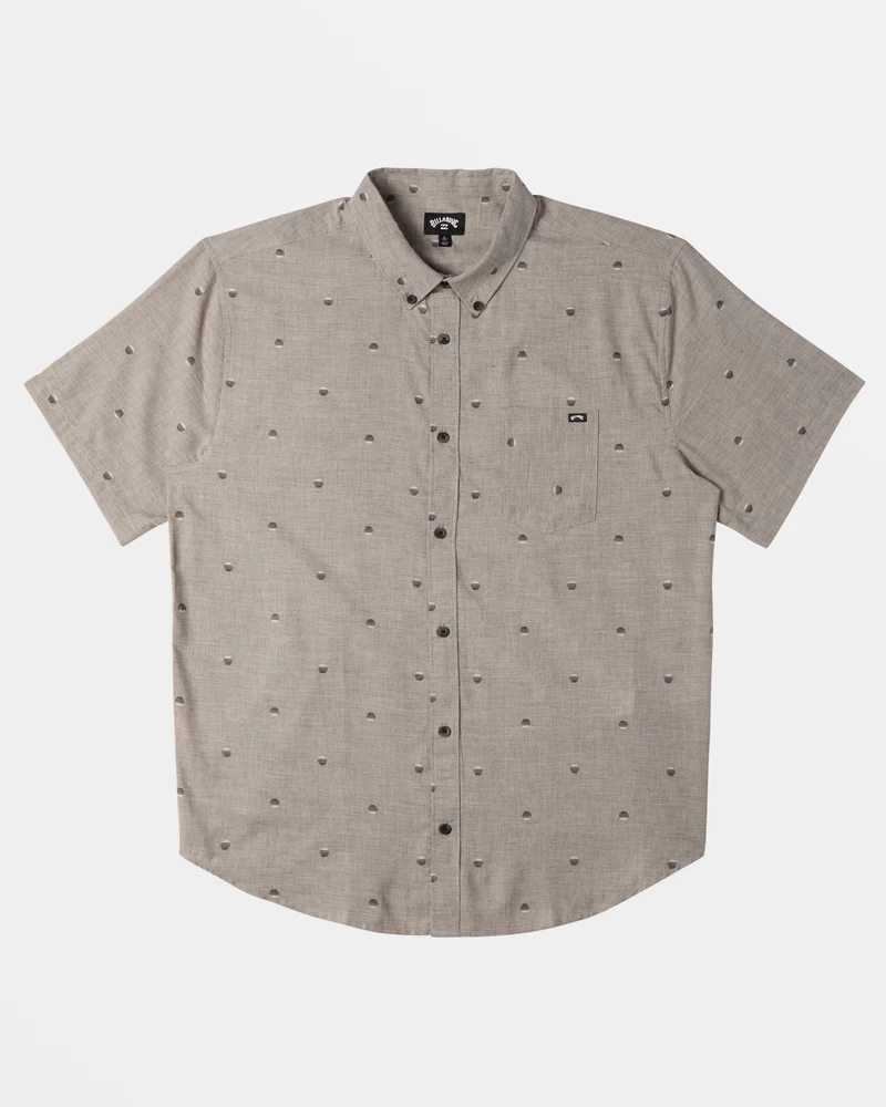 Billabong All Day Jacquard Short Sleeve Shirt - Alloy