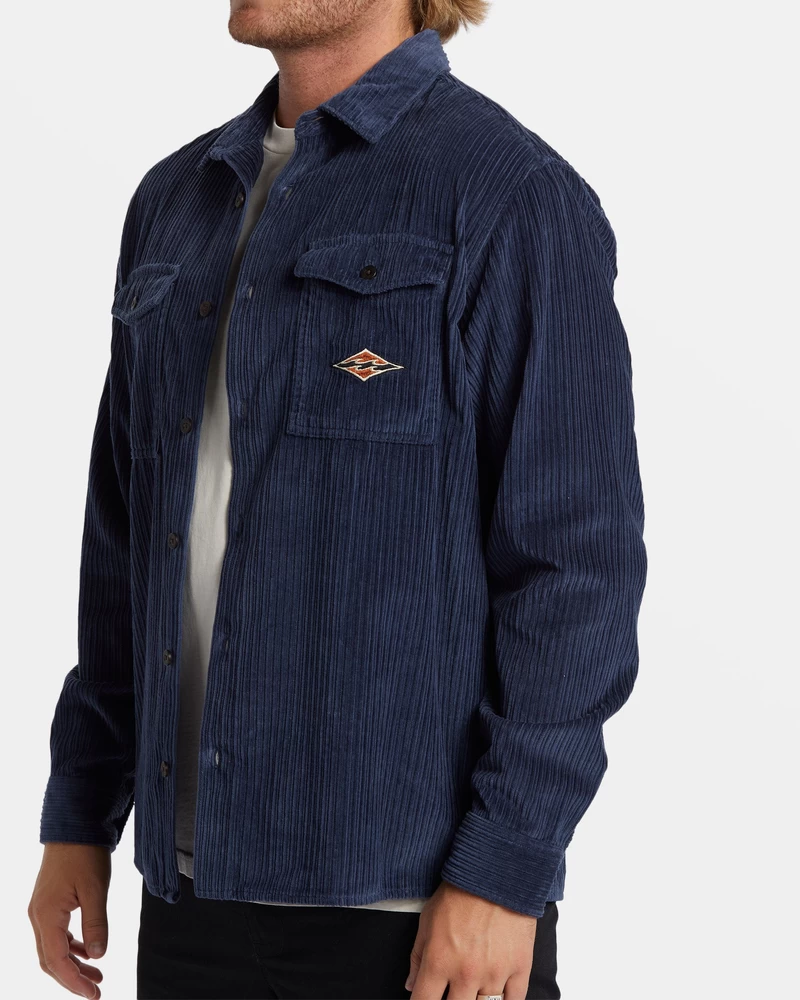 Kemeja Lengan Panjang Billabong Bong Days - Dusty Navy