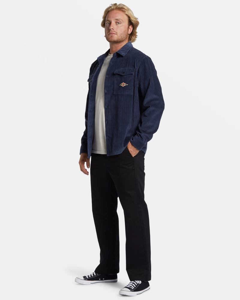 Kemeja Lengan Panjang Billabong Bong Days - Dusty Navy