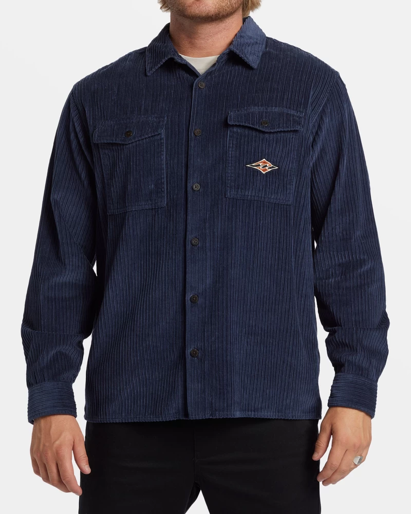 Billabong Bong Days Long Sleeve Shirt - Dusty Navy