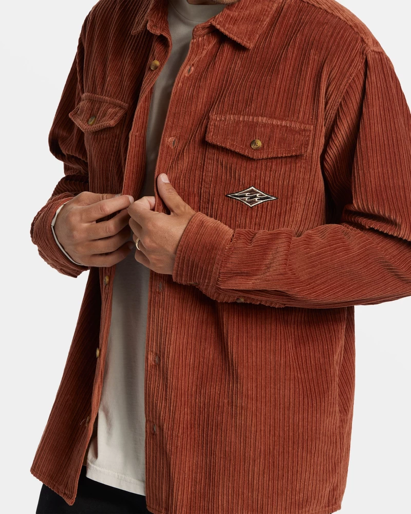 Billabong Bong Days Long Sleeve Shirt - Rust