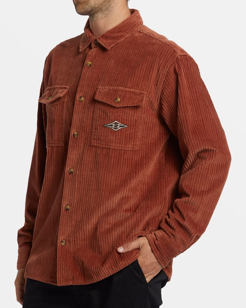 Billabong Bong Days Long Sleeve Shirt - Rust