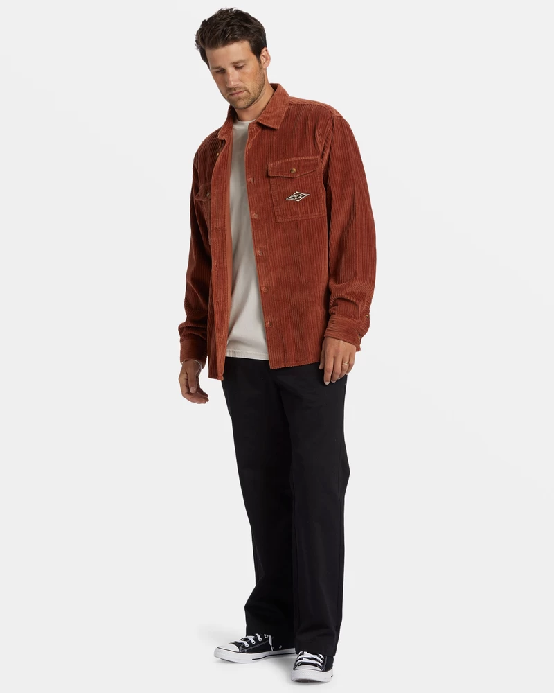 Billabong Bong Days Long Sleeve Shirt - Rust