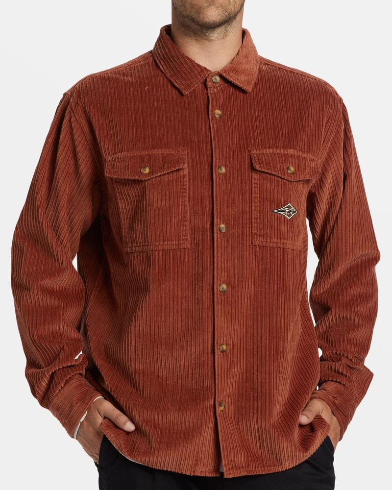 Billabong Bong Days Long Sleeve Shirt - Rust