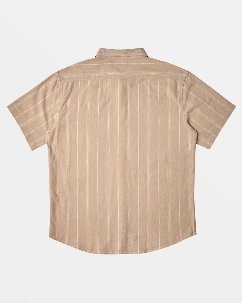 Billabong All Day Stripe Short Sleeve Shirt - Chino