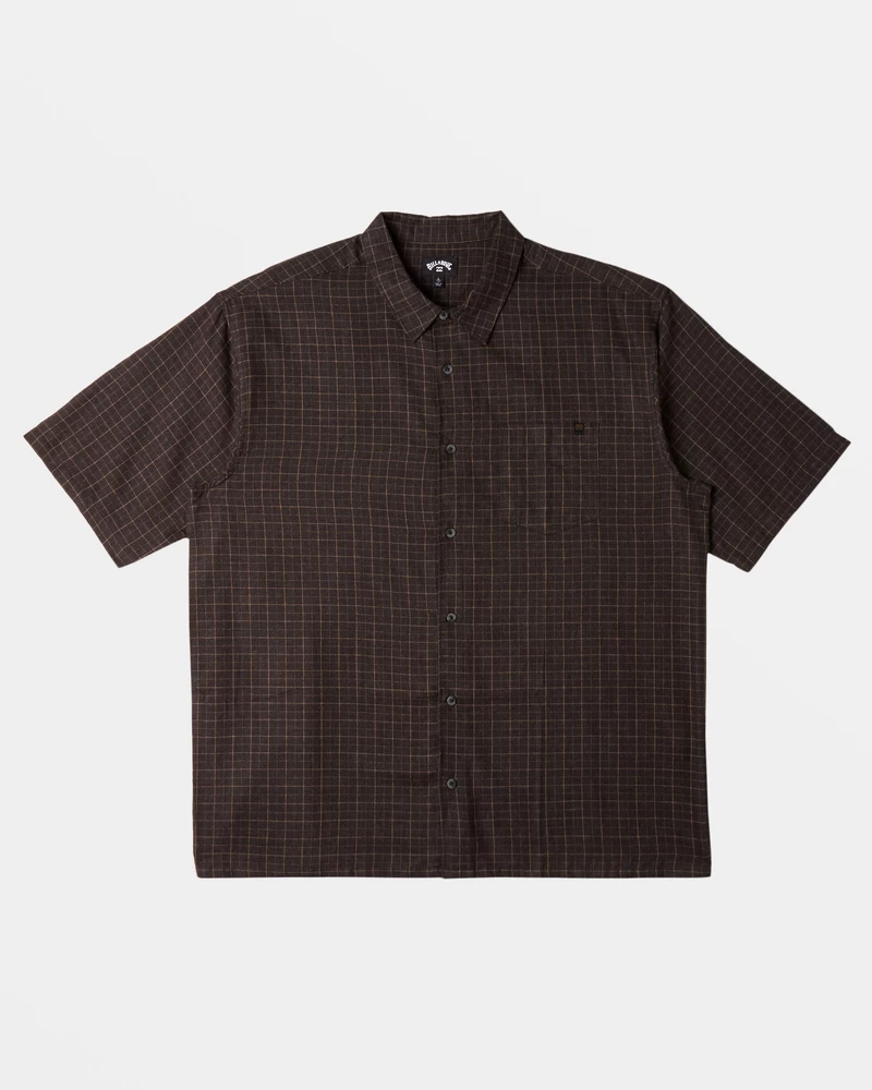 Billabong Mogul Short Sleeve Shirt - Washed Black