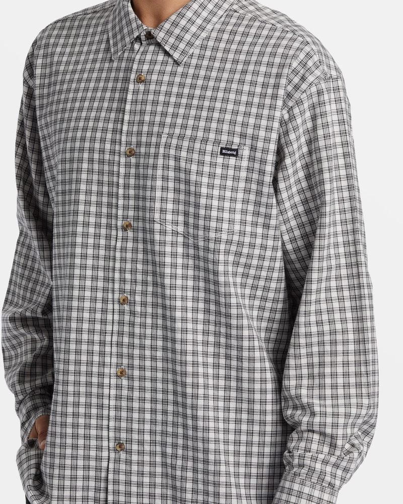 Billabong Mogul Long Sleeve Shirt - Off White