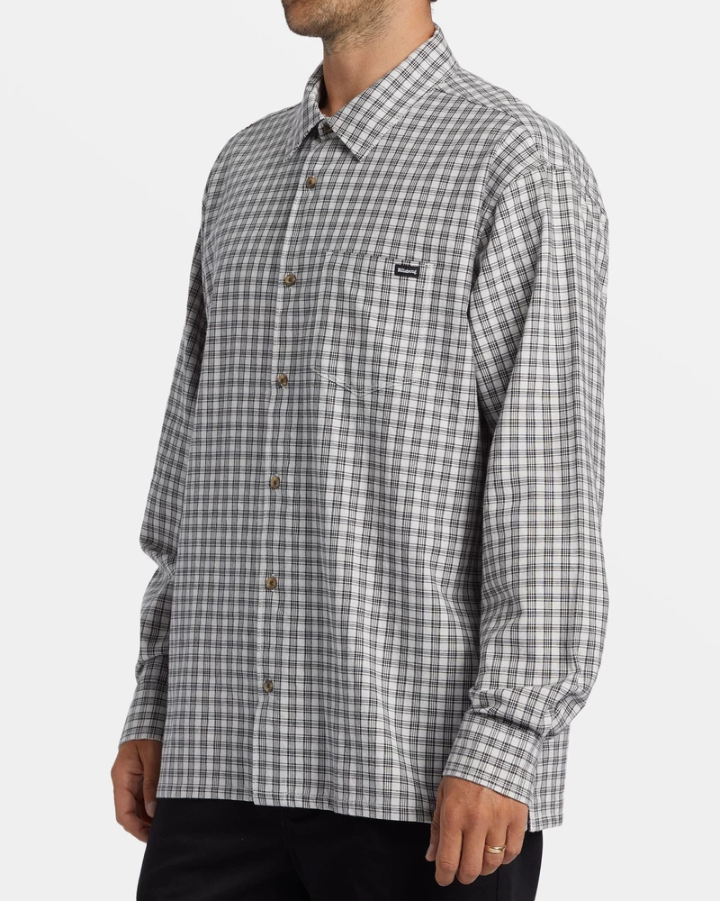 Billabong Mogul Long Sleeve Shirt - Off White