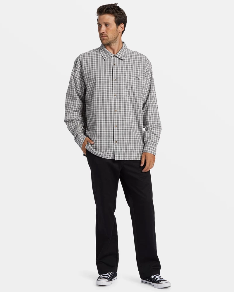 Billabong Mogul Long Sleeve Shirt - Off White