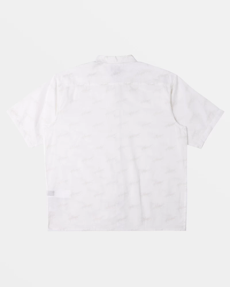 Billabong Script Short Sleeve Shirt - White