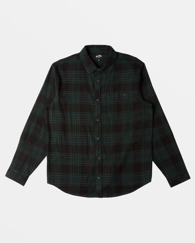 Billabong Coastline Flannel Shirt - Black