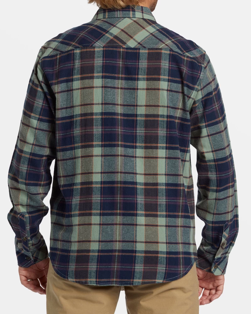 Billabong Coastline Flannel Shirt - Fern