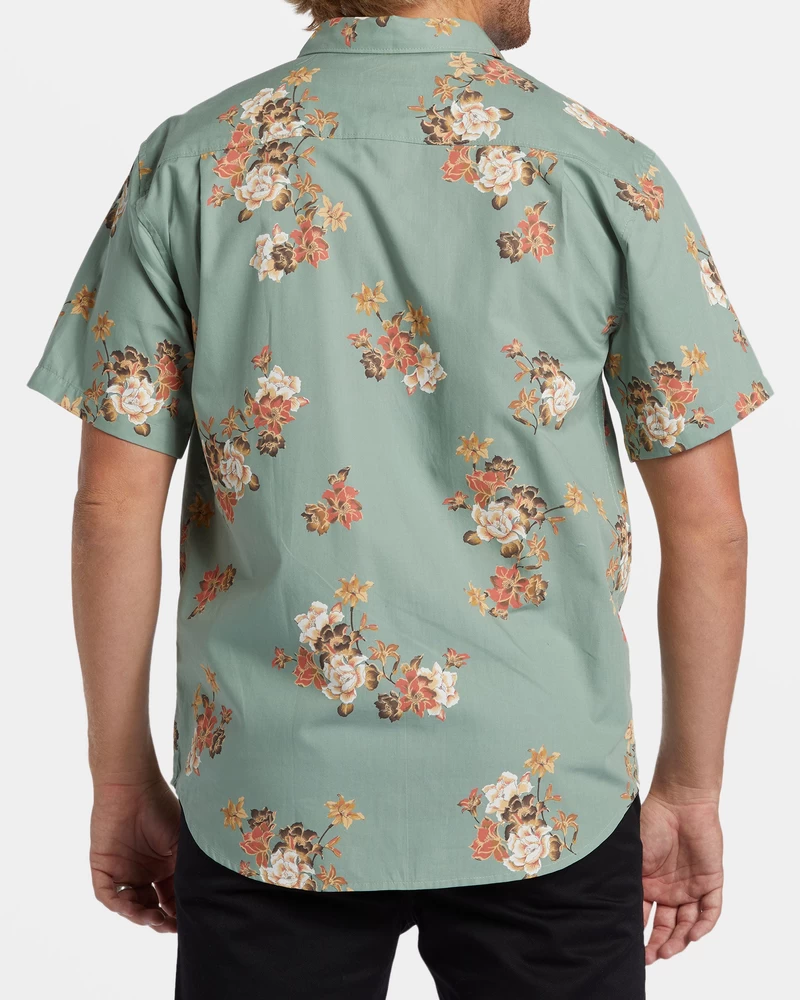 Billabong Sundays Mini Short Sleeve Shirt - Sage