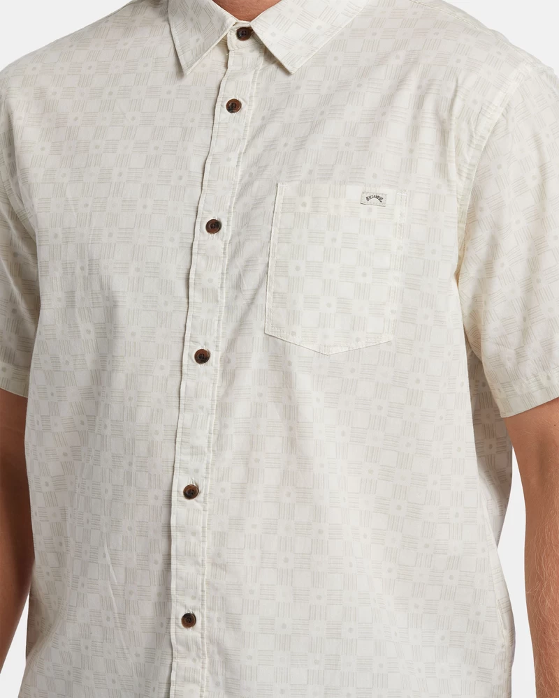 Billabong Sundays Mini Short Sleeve Shirt - Taupe