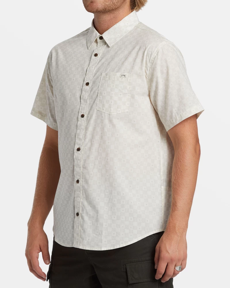 Billabong Sundays Mini Short Sleeve Shirt - Taupe