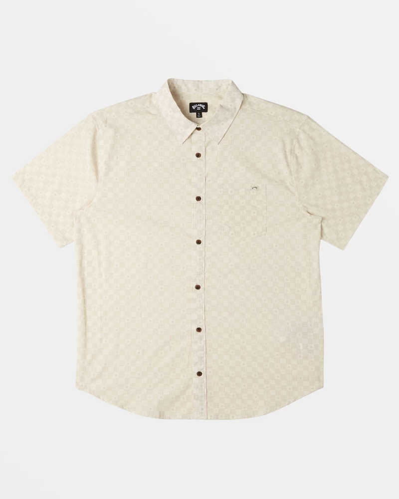 Billabong Sundays Mini Short Sleeve Shirt - Taupe