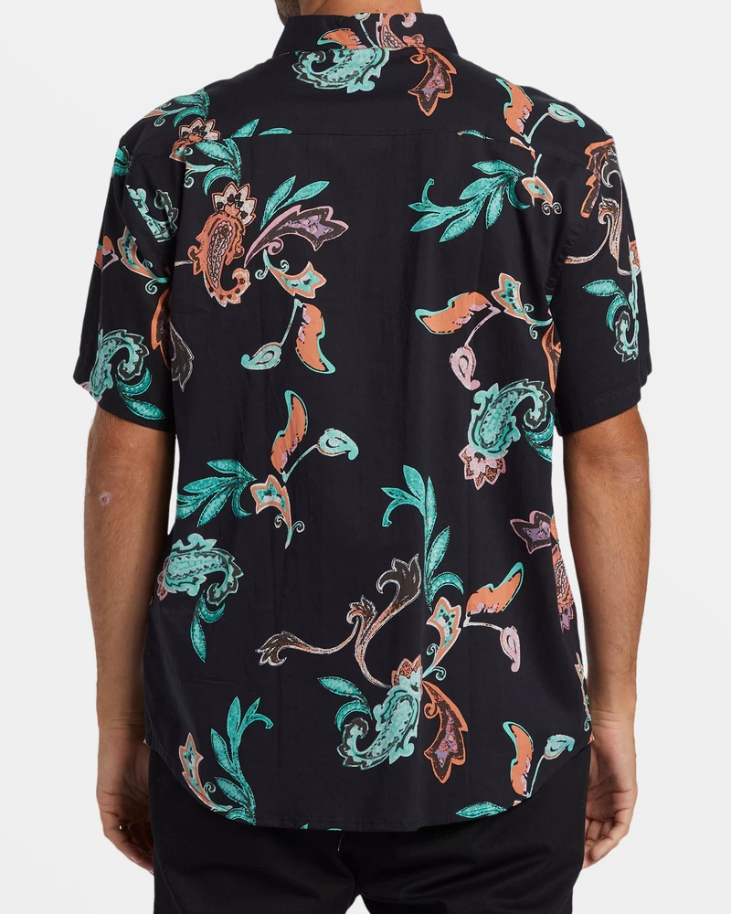 Billabong Sundays Short Sleeve Shirt - Black Multi