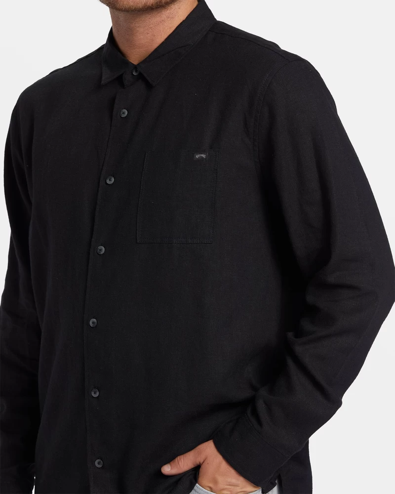 Billabong Ricardo Long Sleeve Shirt - Black