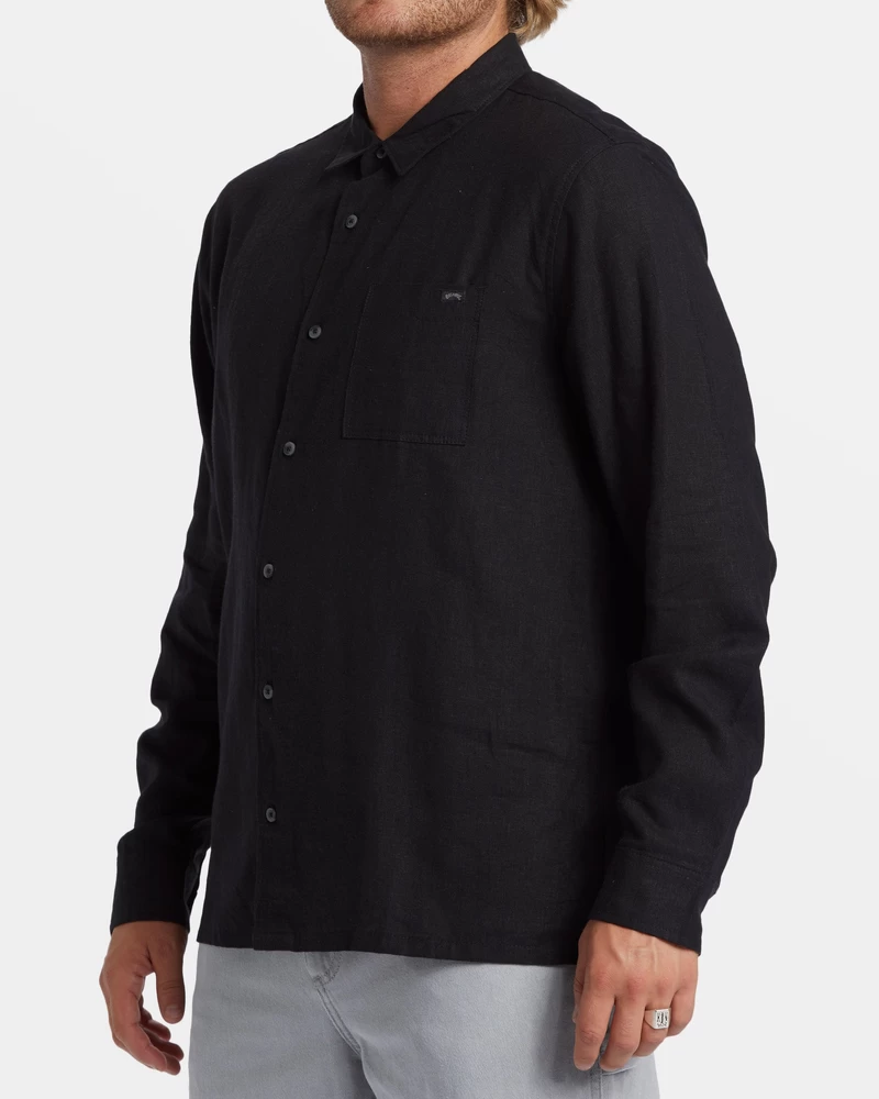 Billabong Ricardo Long Sleeve Shirt - Black