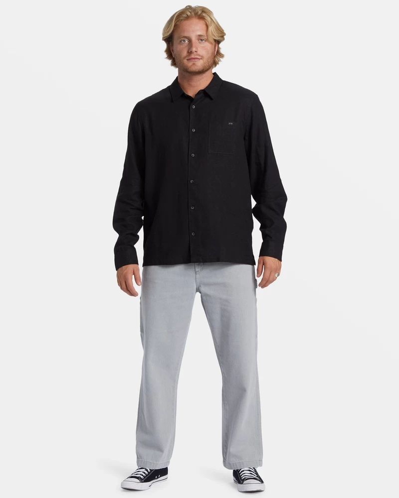 Billabong Ricardo Long Sleeve Shirt - Black