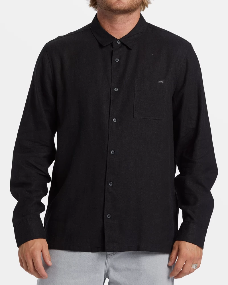 Billabong Ricardo Long Sleeve Shirt - Black