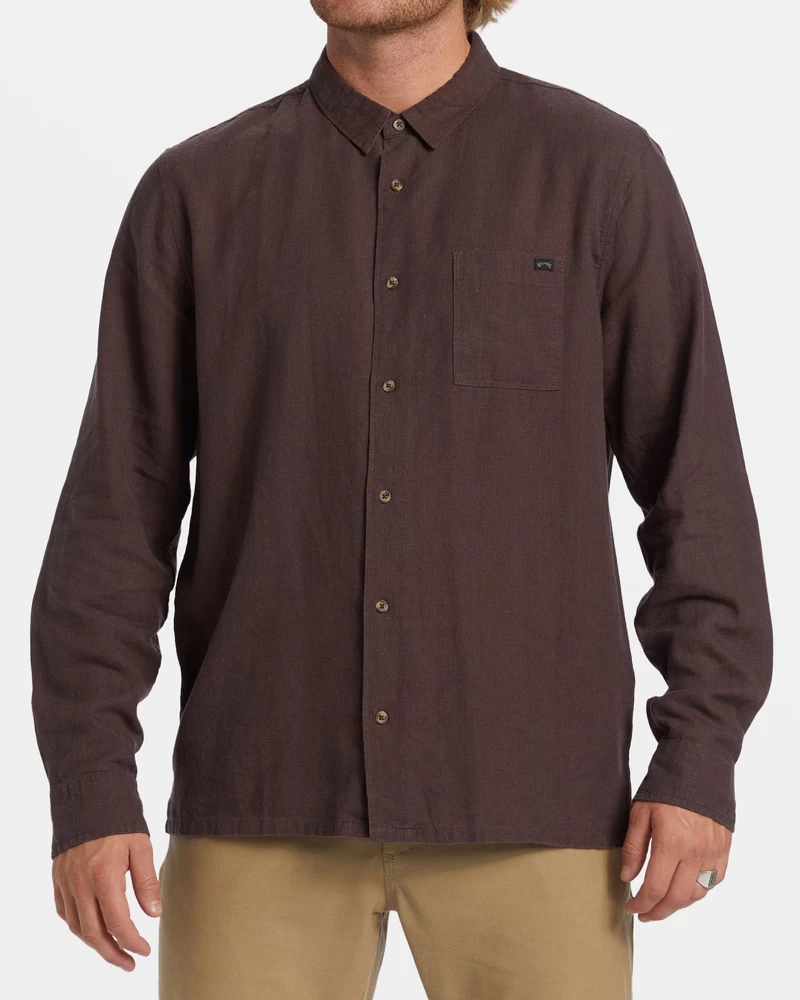 Billabong Ricardo Long Sleeve Shirt - Plum