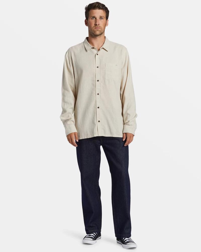 Billabong Ricardo Long Sleeve Shirt - Stone
