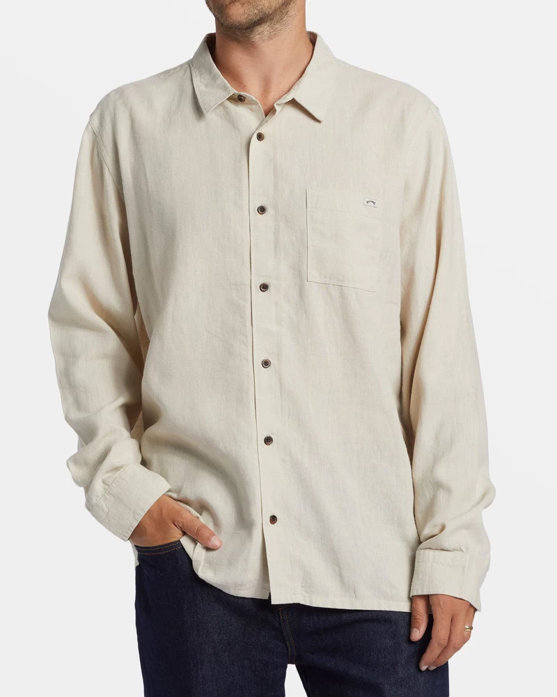 Billabong Ricardo Long Sleeve Shirt - Stone