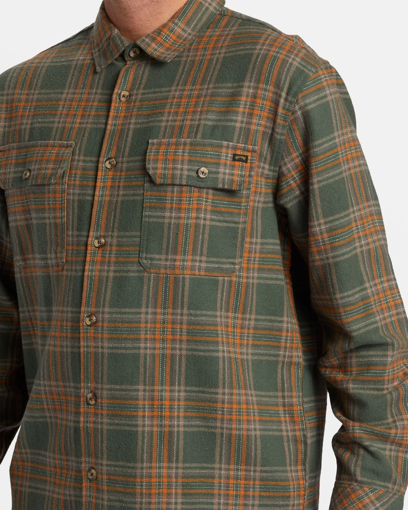 Billabong Offshore Flannel Shirt - Fern