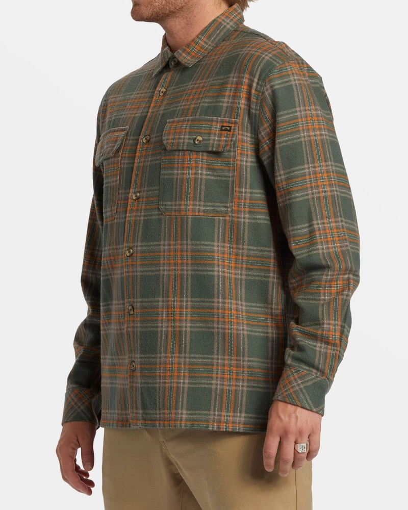 Billabong Offshore Flannel Shirt - Fern