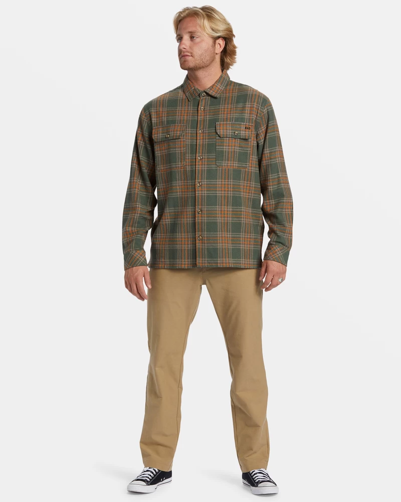 Billabong Offshore Flannel Shirt - Fern