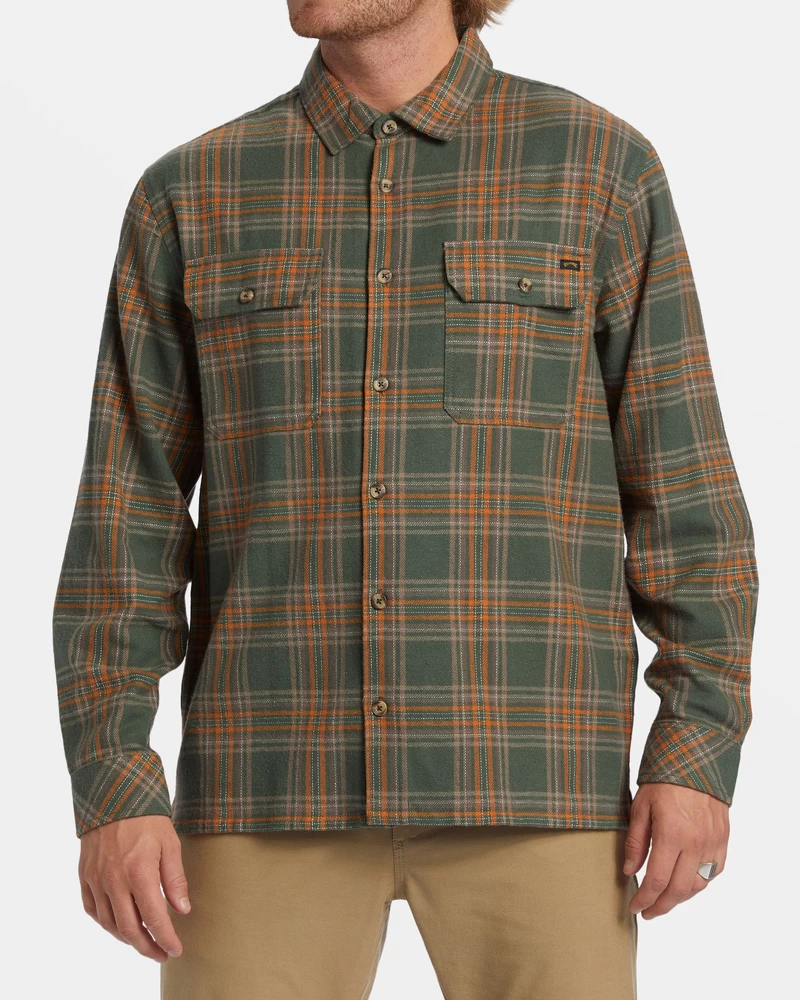Billabong Offshore Flannel Shirt - Fern