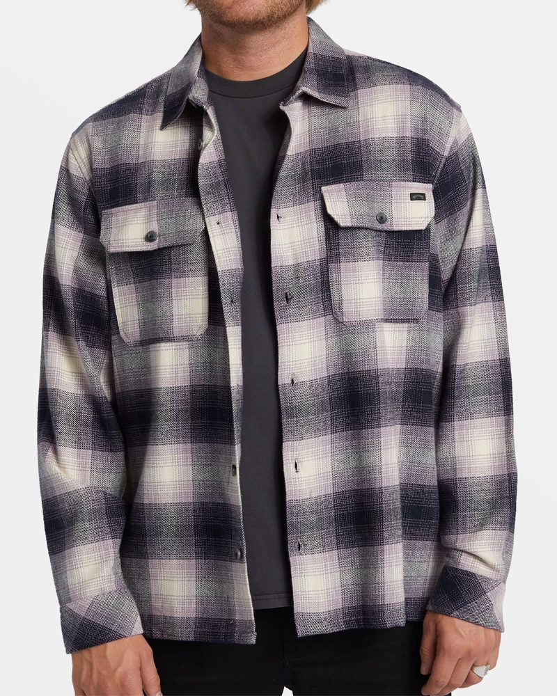 Billabong Offshore Flannel Shirt - Purple Ash