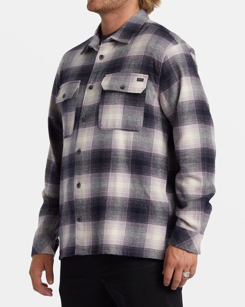 Billabong Offshore Flannel Shirt - Purple Ash