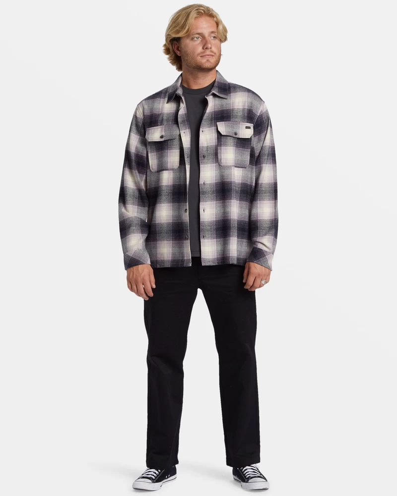 Billabong Offshore Flannel Shirt - Purple Ash