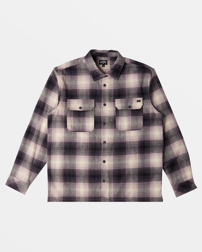 Billabong Offshore Flannel Shirt - Purple Ash