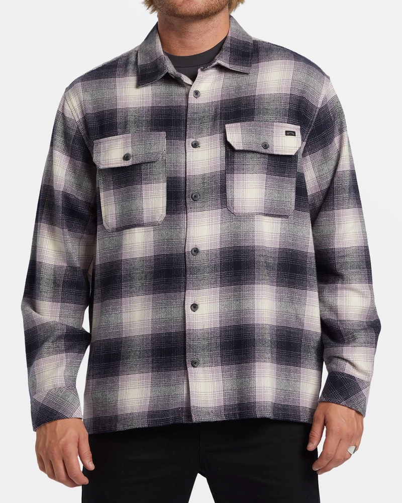 Billabong Offshore Flannel Shirt - Purple Ash
