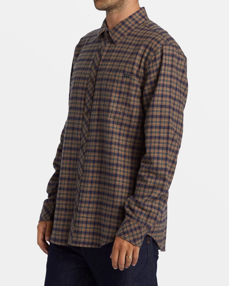Billabong Coastline Flannelskjorte - Dyb Royal