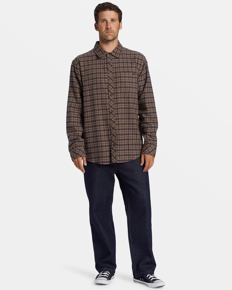 Billabong Coastline Flannelskjorte - Dyb Royal