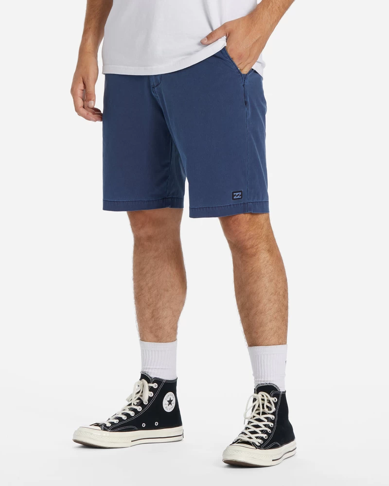 Billabong Crossfire Wave Washed 18" Hybrid Submersible Shorts - Indigo