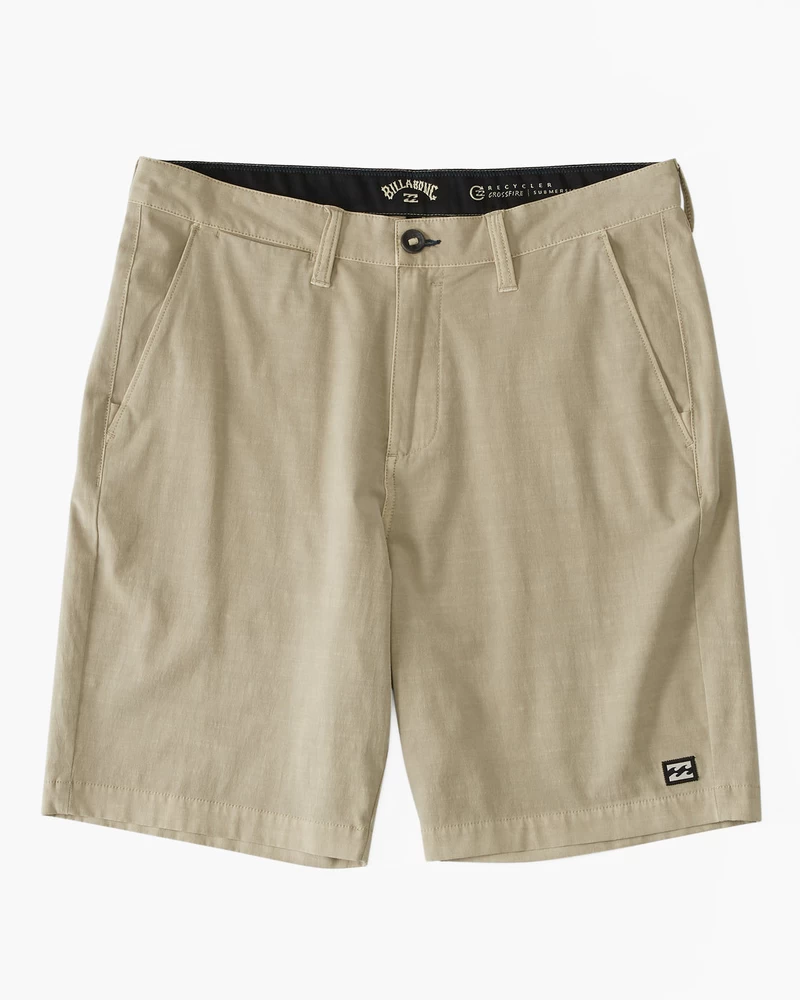 Billabong Crossfire Wave Washed 18" Hybrid Submersible Shorts - Oyster
