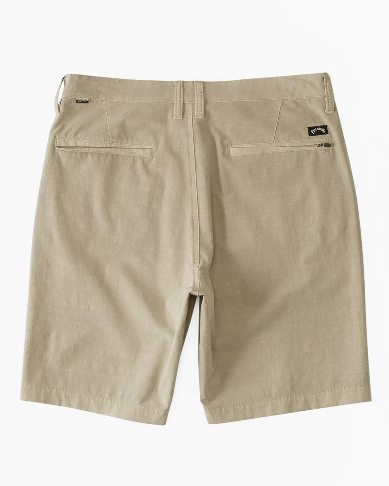 Billabong Crossfire Wave Washed 18" Hybrid Submersible Shorts - Oyster